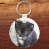 Schwarz und Weiß Schlüsselanhänger (Vorderseite)