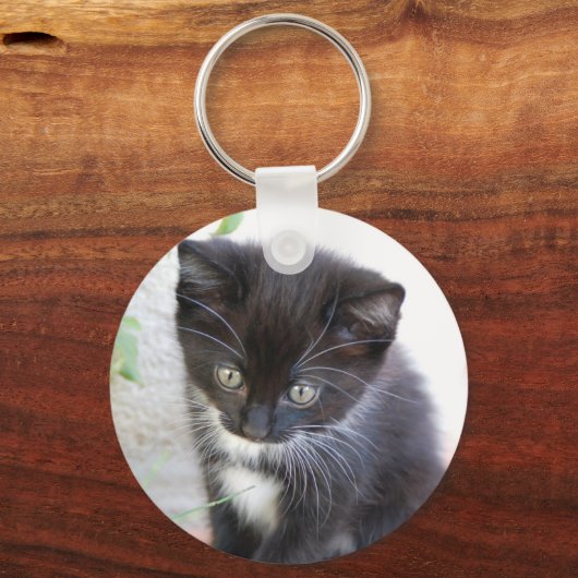 Schwarz und Weiß Schlüsselanhänger (Vorderseite)