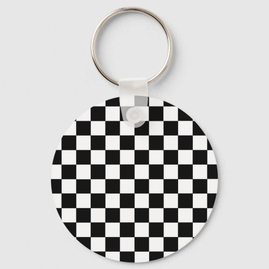 Schwarz und Weiß Schlüsselanhänger (Vorderseite)