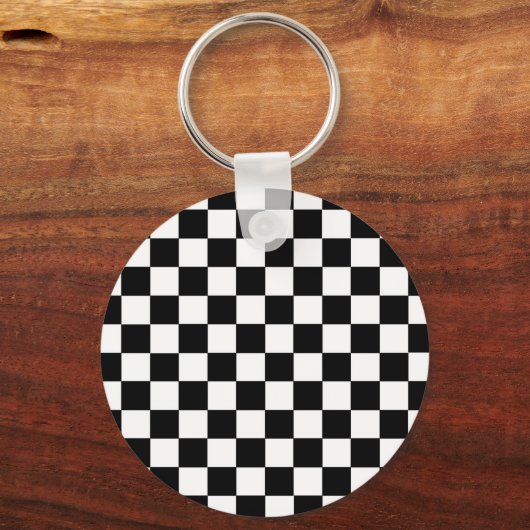 Schwarz und Weiß Schlüsselanhänger (Vorderseite)