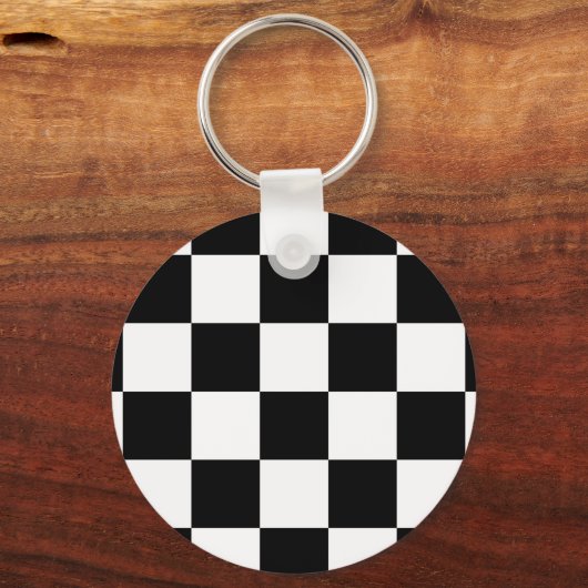 Schwarz und Weiß Schlüsselanhänger (Vorderseite)