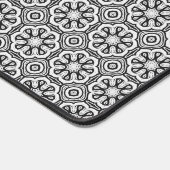 Schwarz und Weiß Schreibtischunterlage (Ecke)