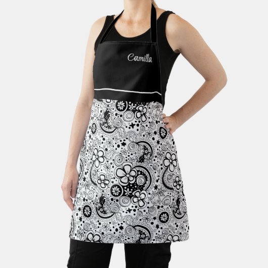 Schwarz und Weiß Schürze (InSitu)