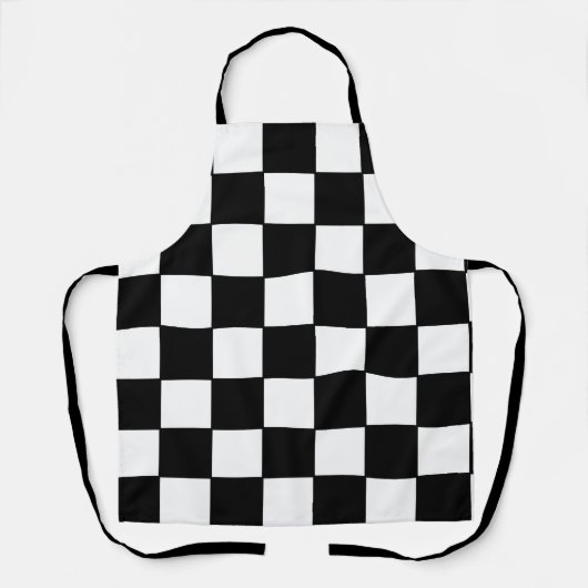 SCHWARZ UND WEISS SCHÜRZE (Vorderseite)