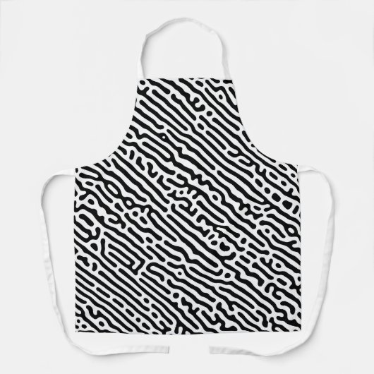 Schwarz und Weiß Schürze (Vorderseite)