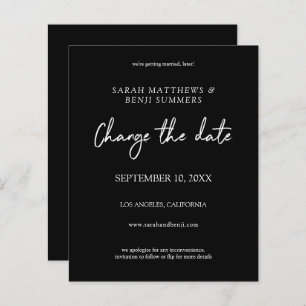 Schwarz und Weiß - Schwarz ändern Datum