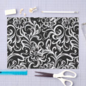 Schwarz und Weiß Seidenpapier (Handwerk)