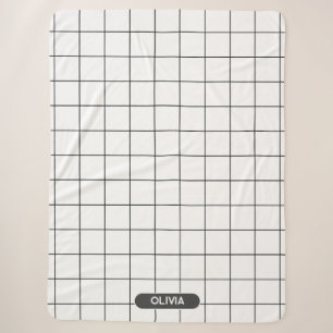Schwarz und Weiß Sherpadecke