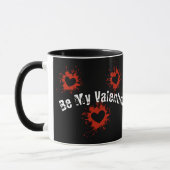 Schwarz und Weiß sind meine Valentin Tasse (Links)