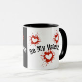 Schwarz und Weiß sind meine Valentin Tasse (VorderseiteRechts)