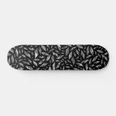 Schwarz und Weiß Skateboard (Horizontal)
