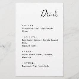 Schwarz und Weiß. Stilvolle Minimalistische Hochze