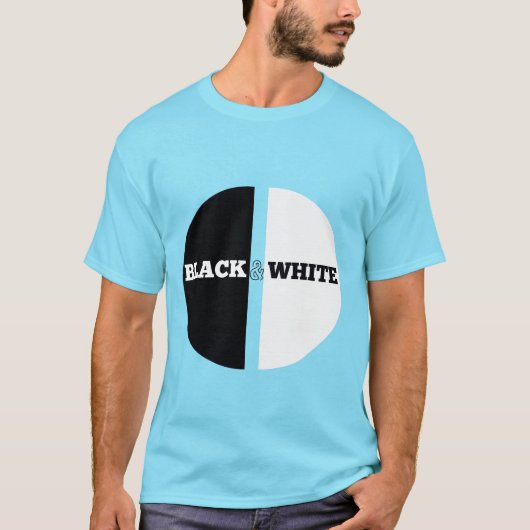 "Schwarz und Weiß" T-Shirt (Vorderseite)