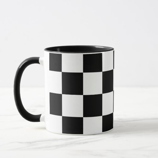 Schwarz und Weiß Tasse (Links)