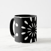 Schwarz und Weiß Tasse (Vorderseite Links)
