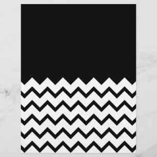 Schwarz und Weiß. Teil Zig Zag, Teil Schlicht Schw