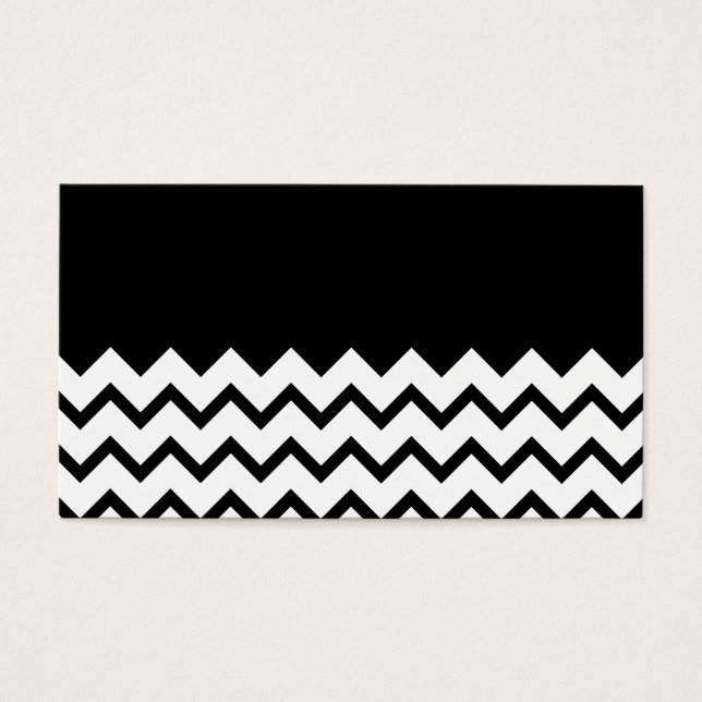 Schwarz und Weiß. Teil Zig Zag, Teil Schlicht Schw (Vorderseite)