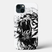 SCHWARZ UND WEISS TIGER APPHONE Case-Mate iPhone HÜLLE (Rückseite)