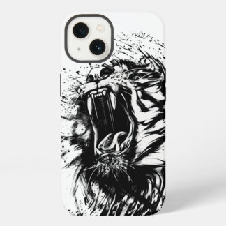 SCHWARZ UND WEISS TIGER APPHONE iPhone 13 HÜLLE