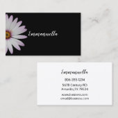 Schwarz und Weiß Visitenkarte (Vorne/Hinten)
