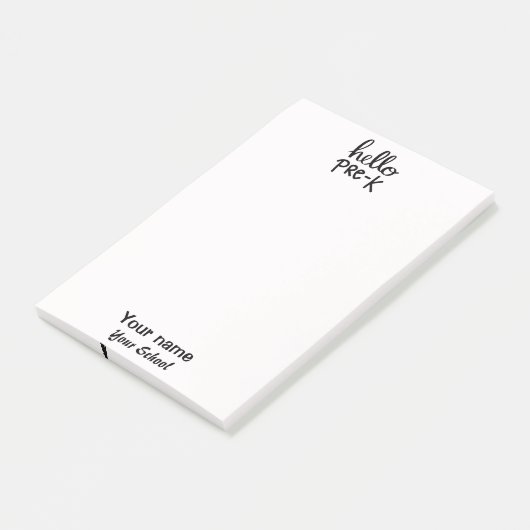 Schwarz und Weiß vor K Post-it Klebezettel (angewinkelt)