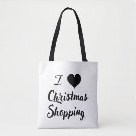Schwarz und Weiß 🖤 Weihnachts Tasche