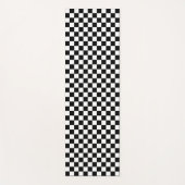 Schwarz und Weiß Yogamatte (Vorderseite)