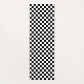 Schwarz und Weiß Yogamatte (Rückseite)