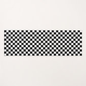 Schwarz und Weiß Yogamatte (Vorderseite (Horizontal))