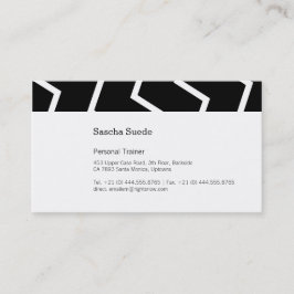 Schwarz und Weiß ZIG! Visitenkarte
