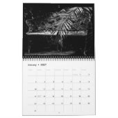Schwarz. und Weißkalender Kalender (Jan 2027)