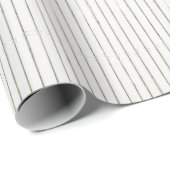 SCHWARZ- UND WEISSSTRIPE-DESIGN-GIFT-WRAPPING GESCHENKPAPIER (Rolleneckpunkt)