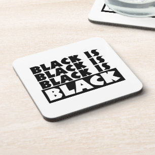 Schwarz Untersetzer