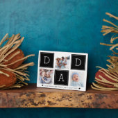 Schwarz | VATER Custom Kids Foto Collage Fotoplatte (Seite)