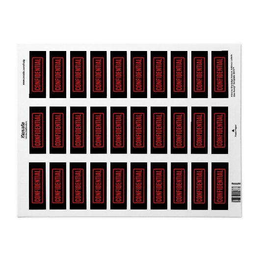 schwarz vertraulich (Vorne)