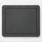 Schwarz-Vintag-Leder-Muster Mousepad (Vorne)