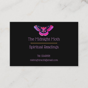 Schwarz Vintage Tattoo Style Motion Business Card Visitenkarte