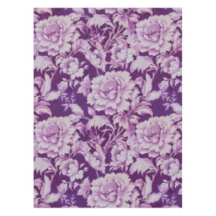 Schwarz/Violett Wiederholung der Rose Tischdecke