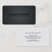 Schwarz Visitenkarte (Vorne/Hinten)