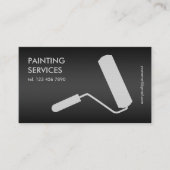 Schwarz Visitenkarte (Vorderseite)