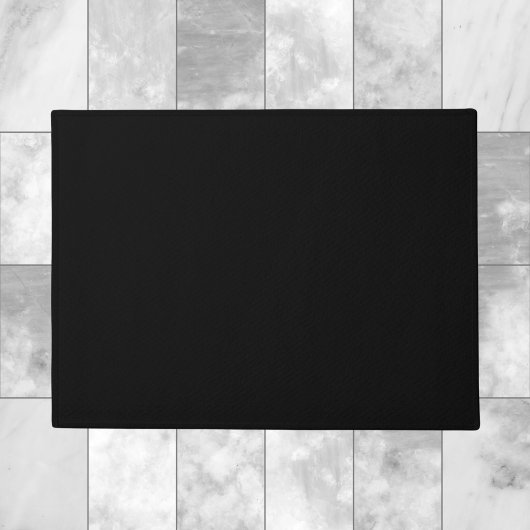Schwarz-Vollfarben Fußmatte