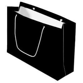 Schwarz-Vollfarben Große Geschenktüte
