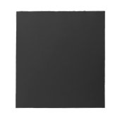 Schwarz-Vollfarben Notizblock (Vorderseite)