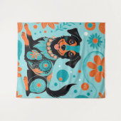 schwarz wandteppich (Vorderseite (Horizontal))