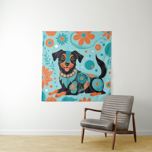 schwarz wandteppich (Beispiel)