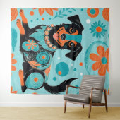 schwarz wandteppich (Beispiel (Horizontal))