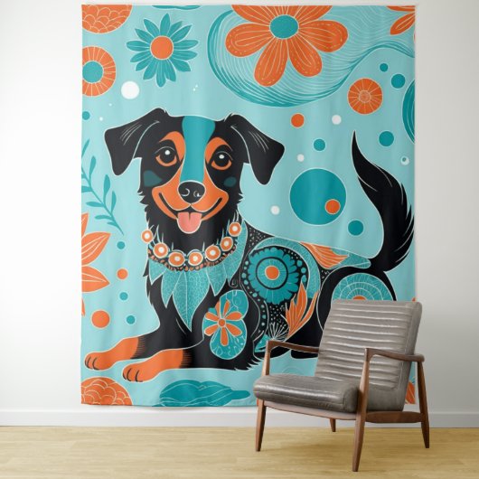 schwarz wandteppich (Beispiel)