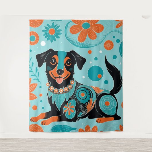 schwarz wandteppich (Vorderseite)