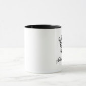 Schwarz-Wecker-Tasse Philosophen-Königs große Tasse (Zentrum)