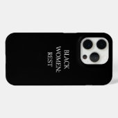 Schwarz-Weib-Ruhe-Handyhülle Case-Mate iPhone Hülle (Rückseite (Horizontal))